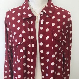 Can Heiden Polka Dot Top